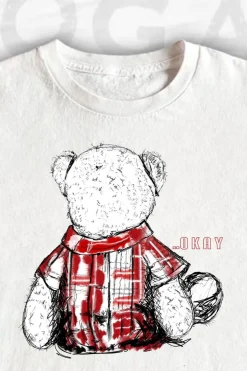 Women Daisy Street T-Shirts-ANALOG HUG A BEAR DAY COLLECTION: HUG ME TEDDY RELAXED T-SHIRT