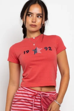 Women Daisy Street Tops | T-Shirts-1992 Baby Tee