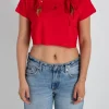 Women Daisy Street Tops | T-Shirts-Ai Is My Bf Cropped Tee