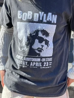 Women Daisy Street Band Tees | T-Shirts-Bob Dylan Women's Tyler Tee