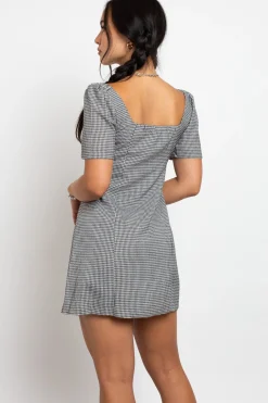 Women Daisy Street Dresses-Button Front Milkmaid Dress