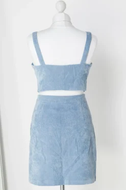 Women Daisy Street Skirts-Button Up Mini Skirt in Cord