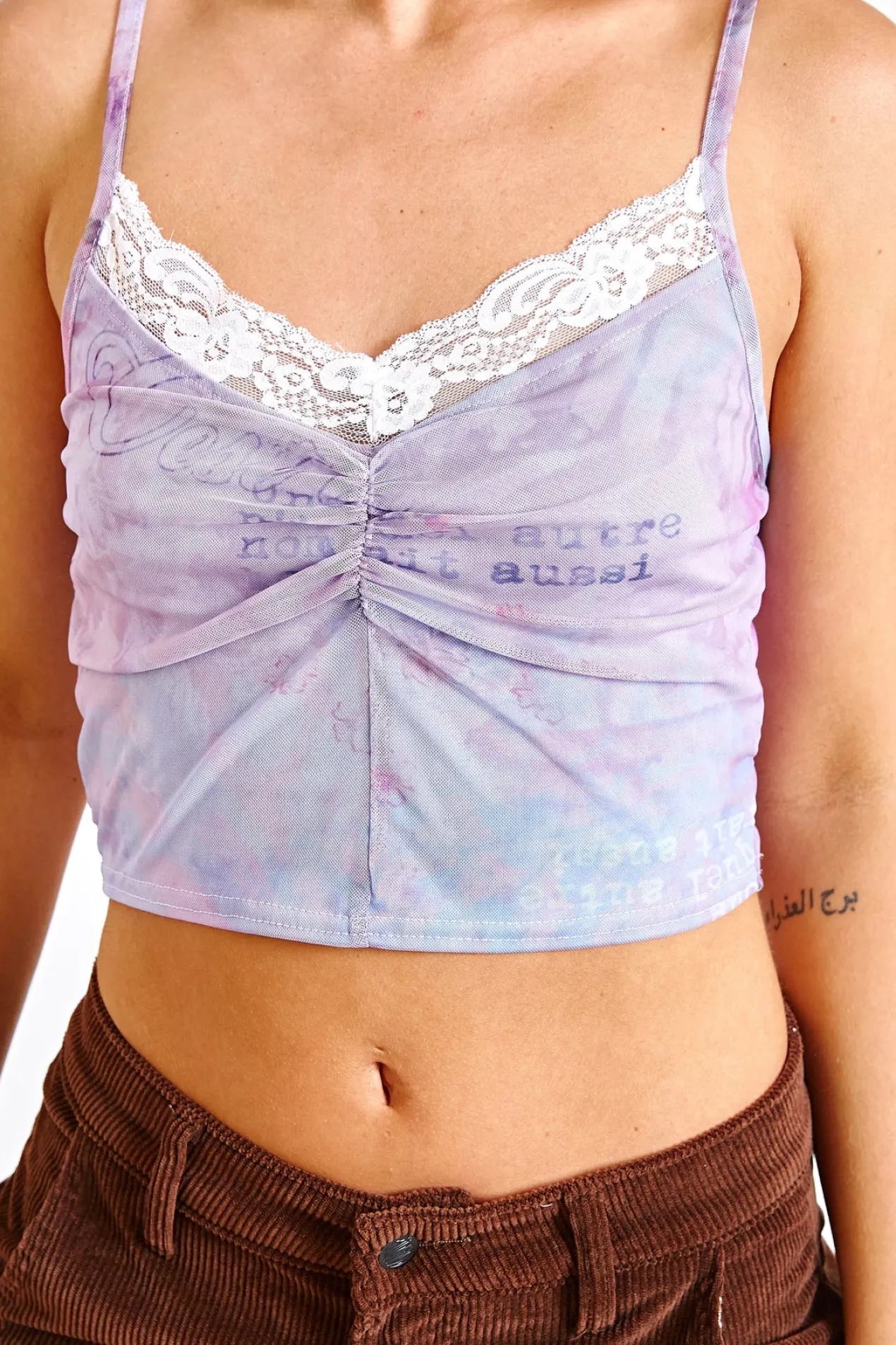 Women Daisy Street Tops-Callie Crop Top