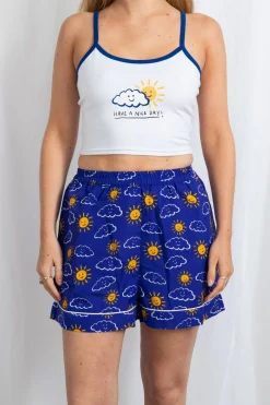 Women Daisy Street Hoodies & Sweatshirts-Cami Pyjama Set