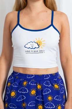 Women Daisy Street Hoodies & Sweatshirts-Cami Pyjama Set