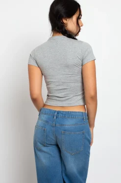 Women Daisy Street Tops | T-Shirts-Cherry Baby Tee