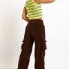 Women Daisy Street Trousers-Cord Combat Trouser