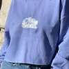 Women Daisy Street Hoodies & Sweatshirts-Cute as F*ck Cropped Sweat