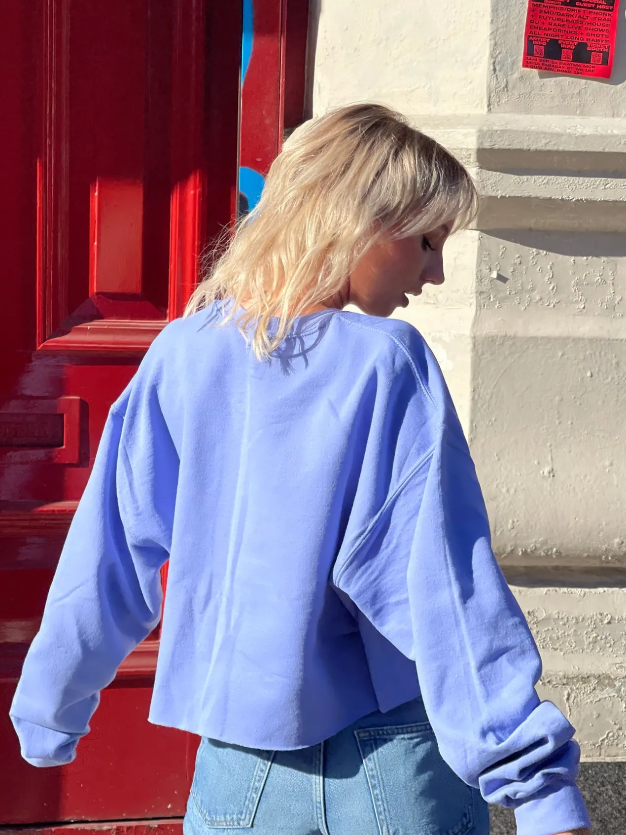 Women Daisy Street Hoodies & Sweatshirts-Cute as F*ck Cropped Sweat