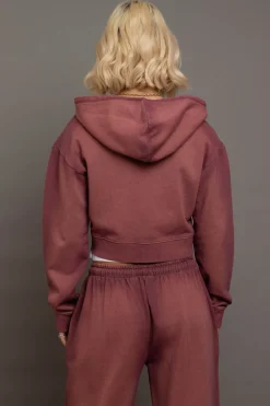 Women Daisy Street Tops | Hoodies & Sweatshirts-Dark Wash Terry Hoodie