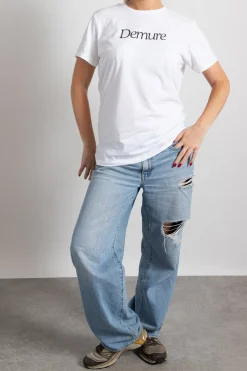 Women Daisy Street Tops | T-Shirts-Demure Tee