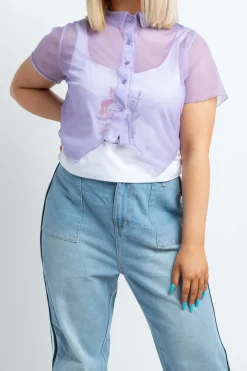 Women Daisy Street Trousers-Jeans with Stripe