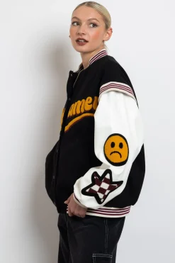 Women Daisy Street Jackets-Dreamer Bomber Jacket