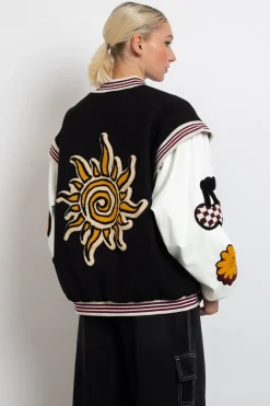 Women Daisy Street Jackets-Dreamer Bomber Jacket