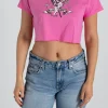 Women Daisy Street Tops | T-Shirts-F*** Cupid Cropped Tee