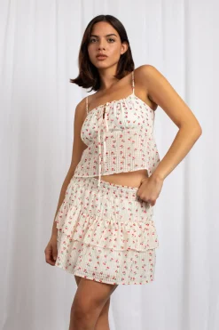 Women Daisy Street Tops-Gathered Cami Top