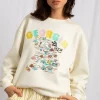 Women Daisy Street Hoodies & Sweatshirts-Georgia Map Graphic Pullover Sweatshirt