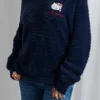 Women Daisy Street Hoodies & Sweatshirts-Hello Kitty Brushed Knit Jumper