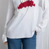 Women Daisy Street Tops | T-Shirts-Hello Kitty Long Sleeve T-Shirt With Bow Graphic