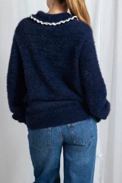 Women Daisy Street Hoodies & Sweatshirts-Hello Kitty Brushed Knit Jumper