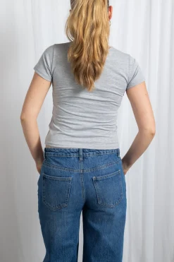 Women Daisy Street Tops | T-Shirts-Hello Kitty Cropped Baby Tee