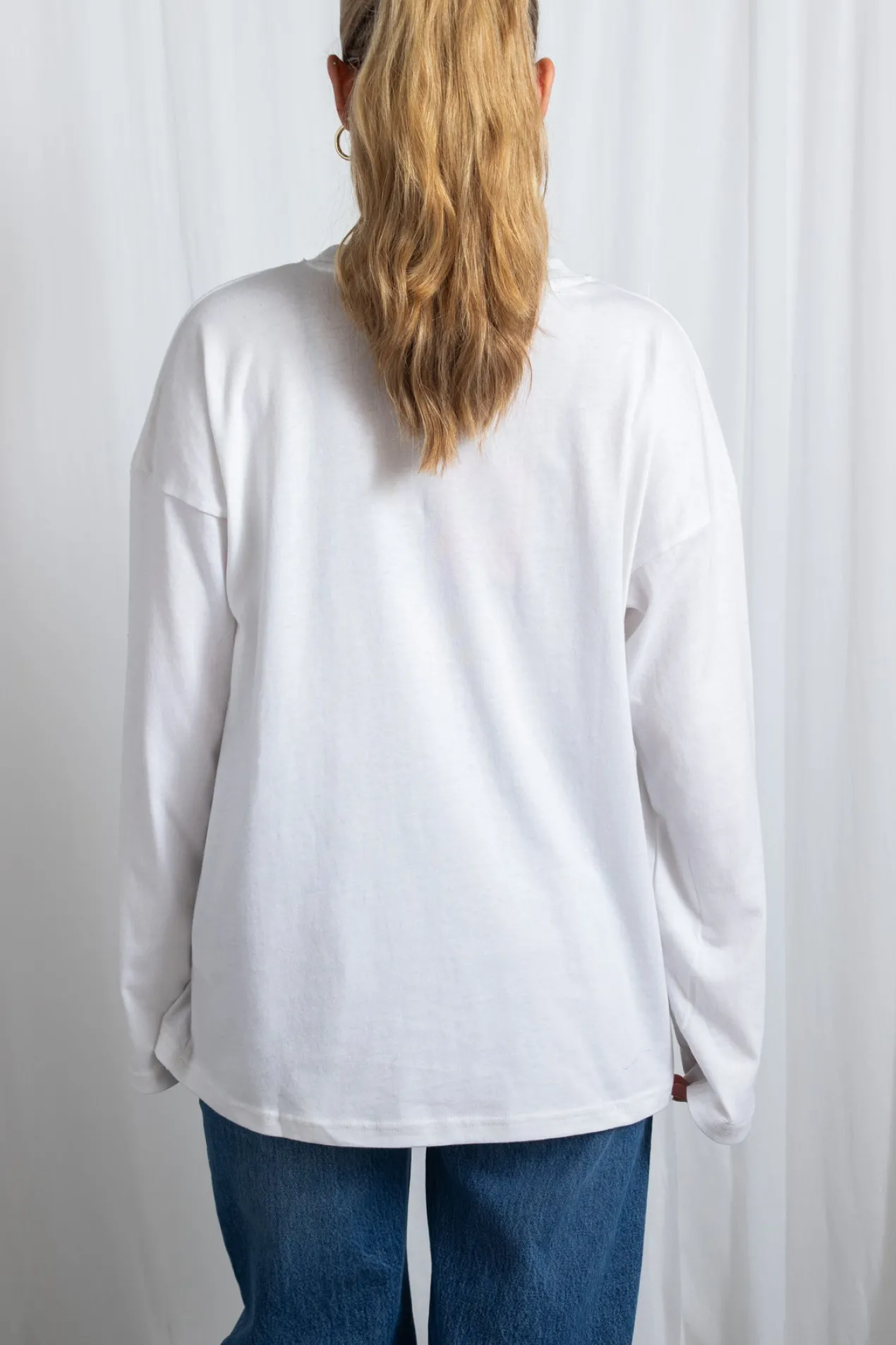 Women Daisy Street Tops | T-Shirts-Hello Kitty Long Sleeve T-Shirt With Bow Graphic