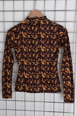 Women Daisy Street T-Shirts-High Neck Top In Print