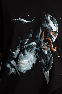 Women Daisy Street Band Tees | T-Shirts-Licensed Marvel Venom T-Shirt