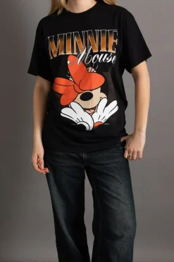 Women Daisy Street Band Tees | T-Shirts-Licensed Minnie Mouse T-Shirt