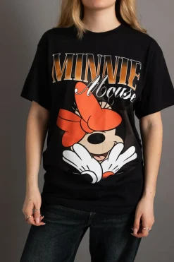 Women Daisy Street Band Tees | T-Shirts-Licensed Minnie Mouse T-Shirt