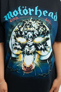 Women Daisy Street Tops-Licensed Motorhead T-Shirt in