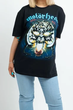 Women Daisy Street Tops-Licensed Motorhead T-Shirt in