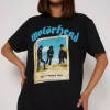 Women Daisy Street T-Shirts-Licensed Relaxed T-Shirt With Motorhead Print