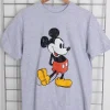 Women Daisy Street T-Shirts-Licensed Relaxed T-Shirt With Mickey Mouse Print