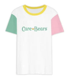 Women Daisy Street T-Shirts-Licensed Relaxed T-Shirt With Care Bears Print