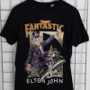Women Daisy Street T-Shirts-Licensed Relaxed T-Shirt With Elton John 'Captain Fantastic' Print