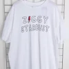 Women Daisy Street T-Shirts-Licensed Relaxed T-Shirt With Bowie 'Ziggy Stardust' Print