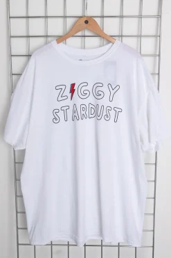 Women Daisy Street T-Shirts-Licensed Relaxed T-Shirt With Bowie 'Ziggy Stardust' Print