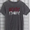 Women Daisy Street T-Shirts-Licensed Relaxed T-Shirt With ACDC Silhouettes Print