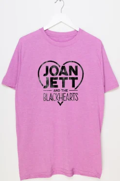 Women Daisy Street T-Shirts-Licensed Relaxed T-Shirt With Joan Jett Print