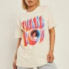 Women Daisy Street T-Shirts-Licensed Relaxed Diana Ross T-Shirt