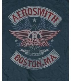 Women Daisy Street T-Shirts-Licensed Relaxed T-Shirt With Aerosmith Print