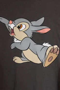 Women Daisy Street T-Shirts-Licensed Relaxed T-Shirt With Thumper From Bambi Print