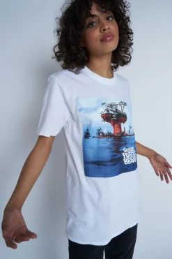Women Daisy Street T-Shirts-Licensed Relaxed T-Shirt With Gorillaz Print