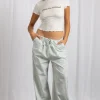 Women Daisy Street Trousers-Mid Rise Straight Leg Bottoms