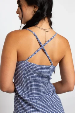 Women Daisy Street Dresses-Midi Dress With Milkmaid Bust And Shirred Back