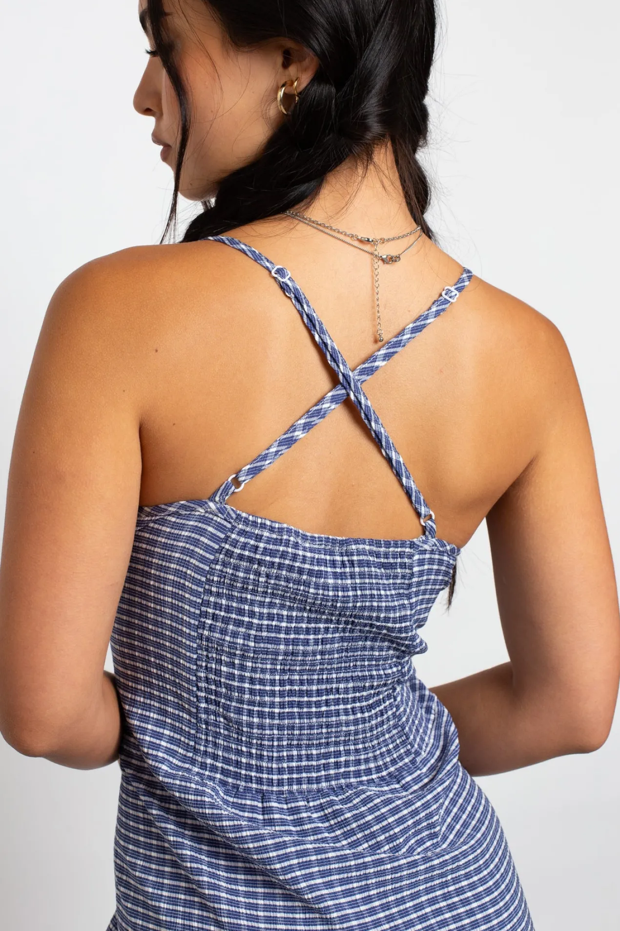Women Daisy Street Dresses-Midi Dress With Milkmaid Bust And Shirred Back