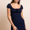 Women Daisy Street Partywear | Dresses-Milkmaid Style Mini Dress With Frill Hem