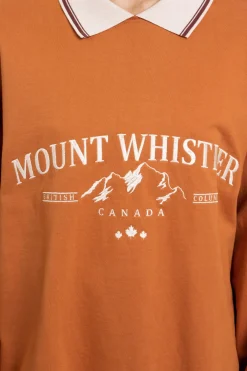 Women Daisy Street Hoodies & Sweatshirts-Mount Whistler Embroidered Sweater
