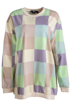Women Daisy Street Hoodies & Sweatshirts-Patch Sweatshirt
